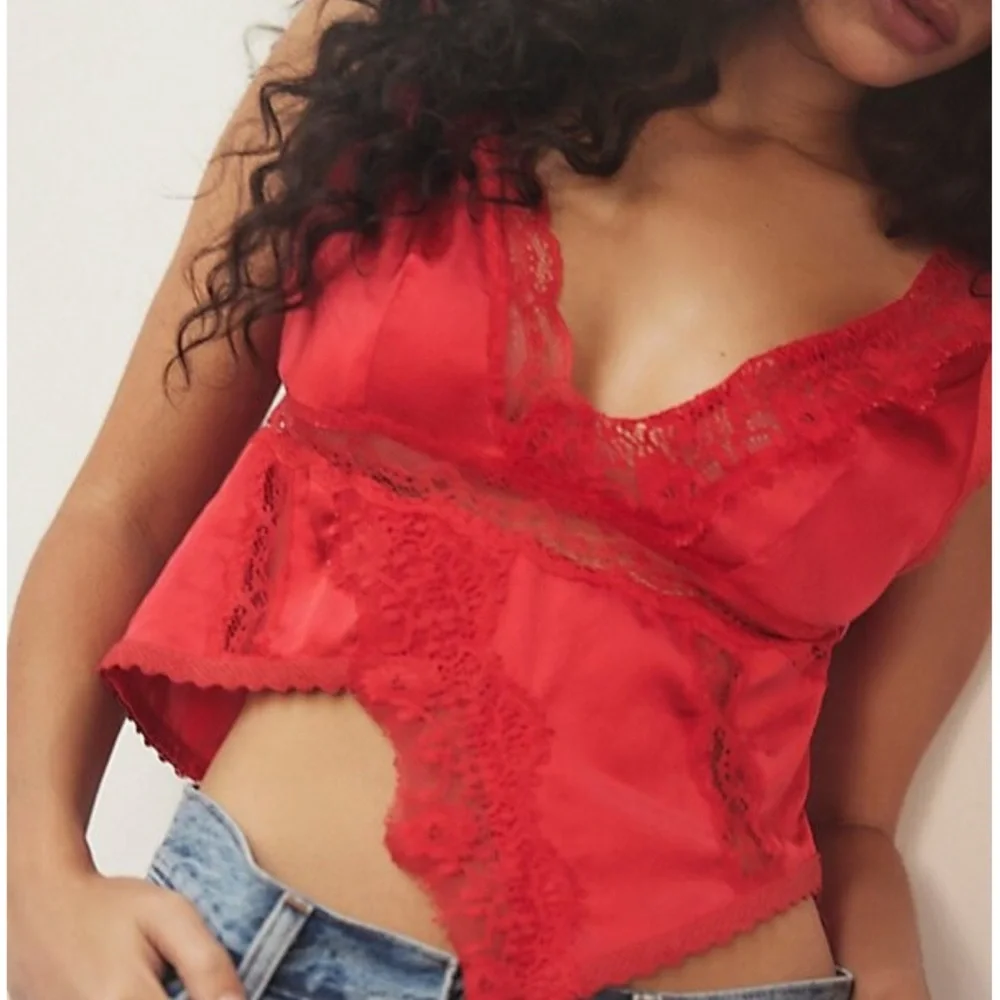 NWOT Valentine Vest tank top by Brenda Knight for Free People in size Large